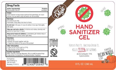 Kellys Delight Pumpkin Pecan Waffles Hand Sanitizer (Pumpkin Pecan Waffles)